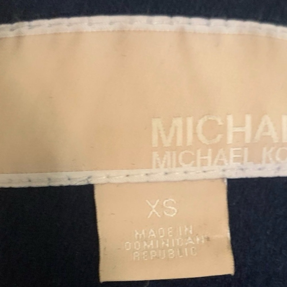 Michael Kors Wool Navy Coat - XS - Picture 2 of 3